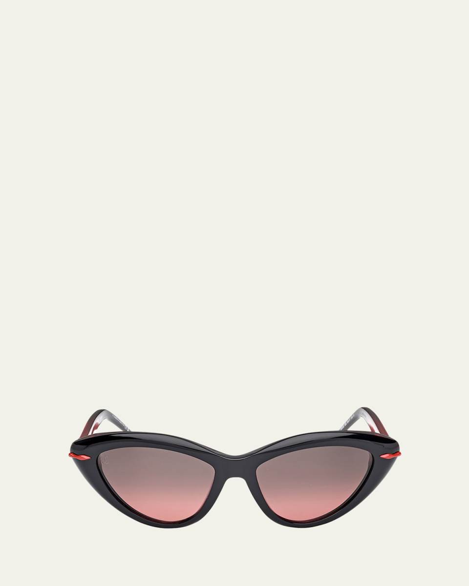 Acetate Cat-Eye Sunglasses